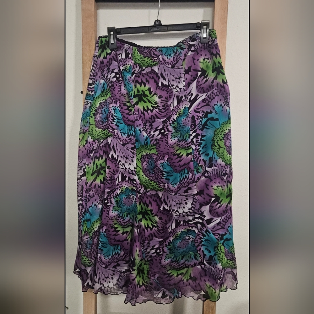 Notations Floral Maxi Skirt